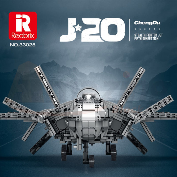Reobrix 33025 The J-20 Fighter