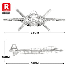 Reobrix ZZ33025 The J-20 Fighter
