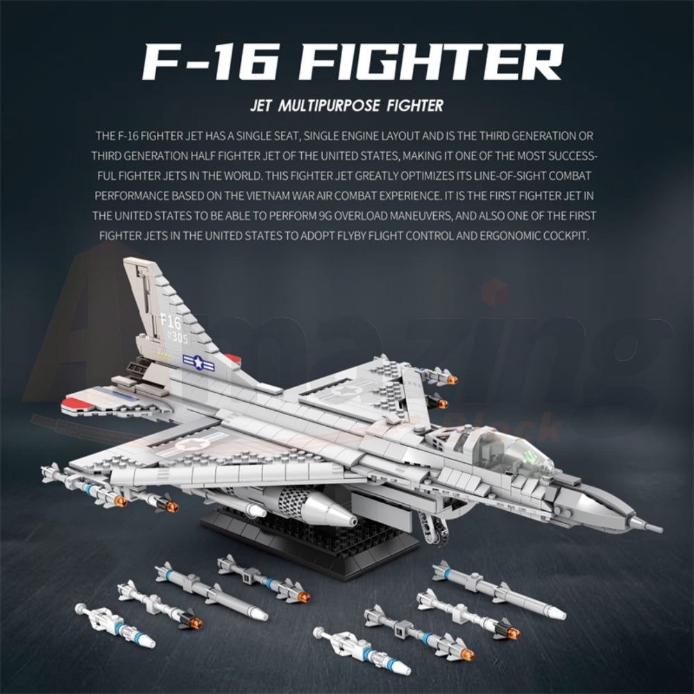Reobrix 33027 The F-16 Fighter