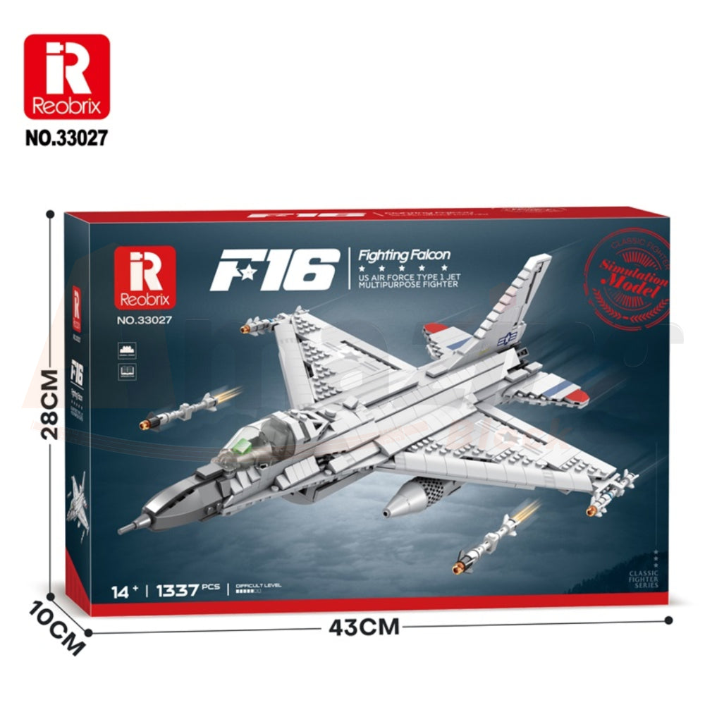 Reobrix 33027 The F-16 Fighter