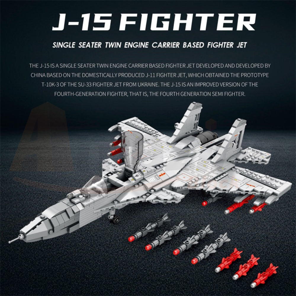 Reobrix 33028 The J-15 Fighter