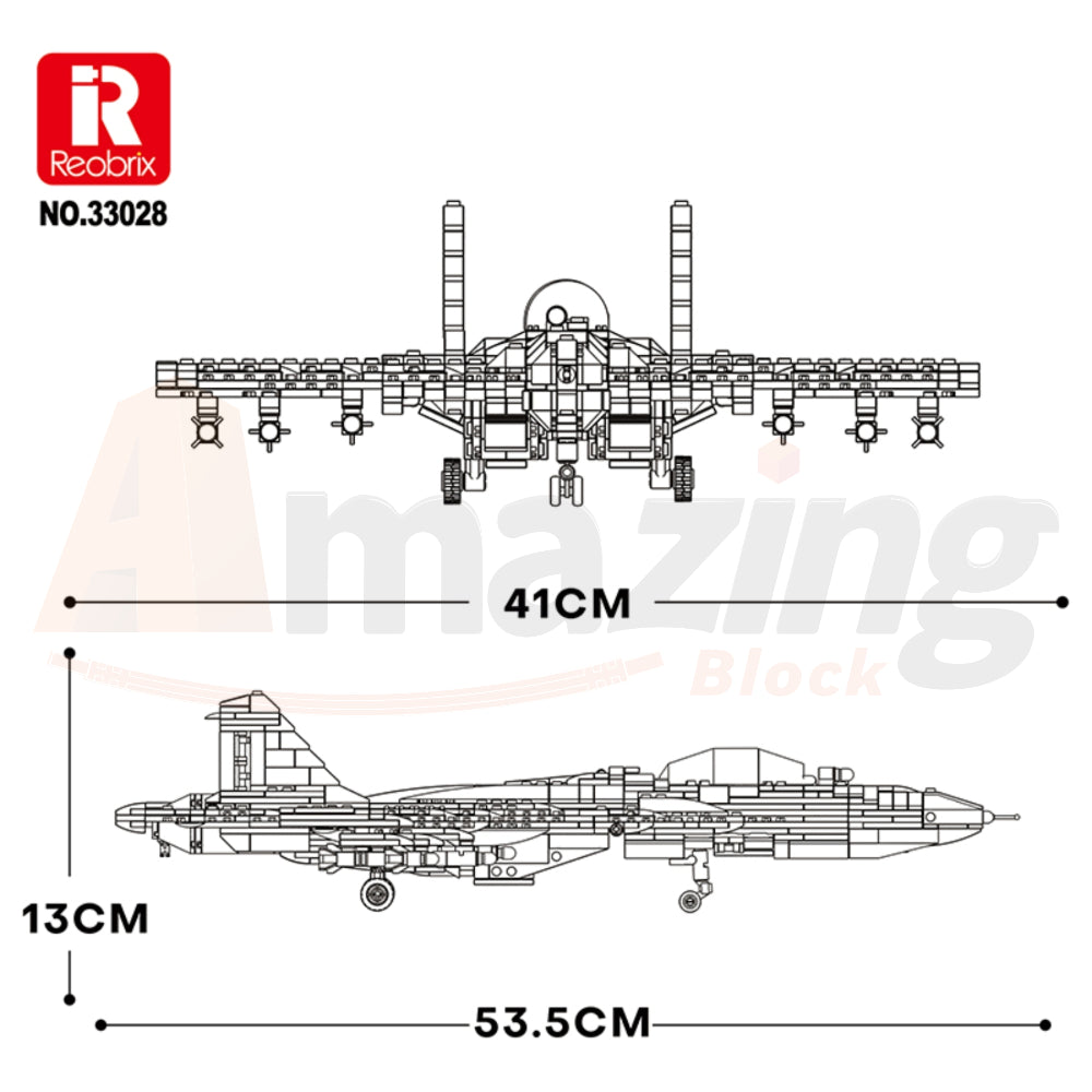 Reobrix 33028 The J-15 Fighter
