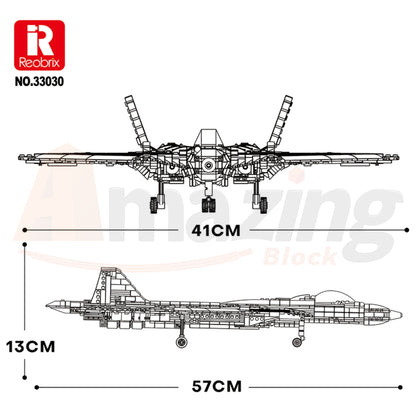 Reobrix 33030 The Sukhoi Su-57 Heavy Fighter