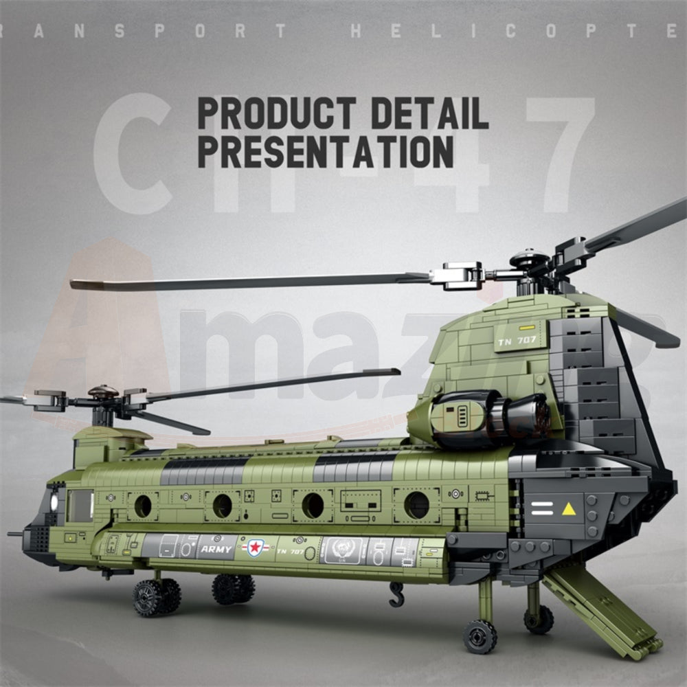 Reobrix 33031 The CH-47 Transport Helicopter Chinook without Minifigures