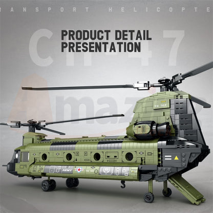 Reobrix 33031 The CH-47 Transport Helicopter Chinook without Minifigures