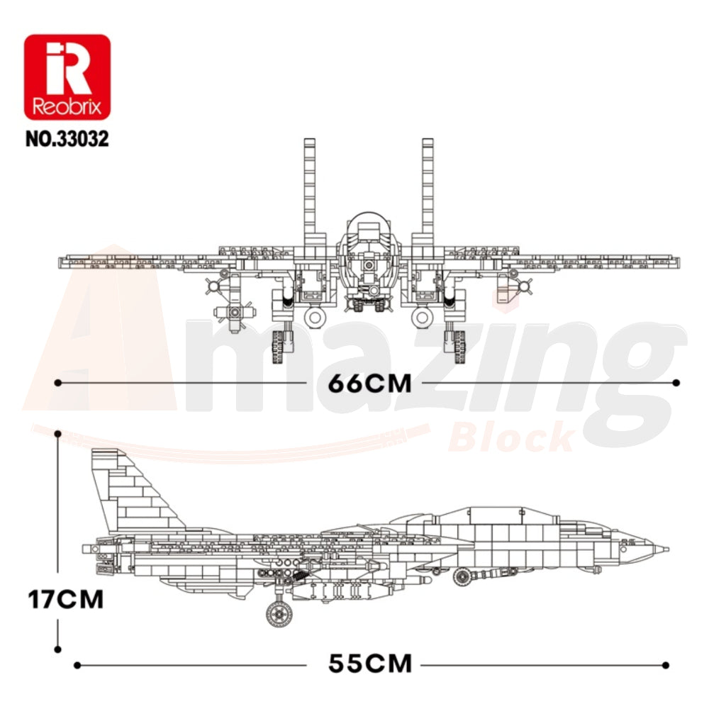 Reobrix 33032 The F-14 Tomcat