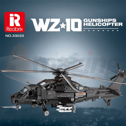 Reobrix 33033 The WZ-10 Helicopter