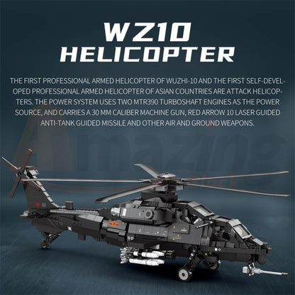 Reobrix 33033 The WZ-10 Helicopter