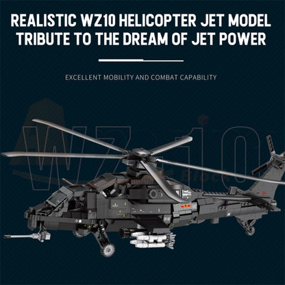 Reobrix 33033 The WZ-10 Helicopter