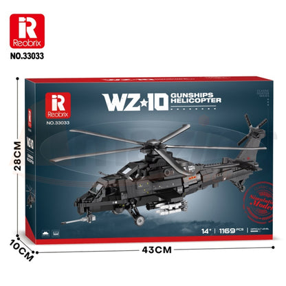 Reobrix 33033 The WZ-10 Helicopter