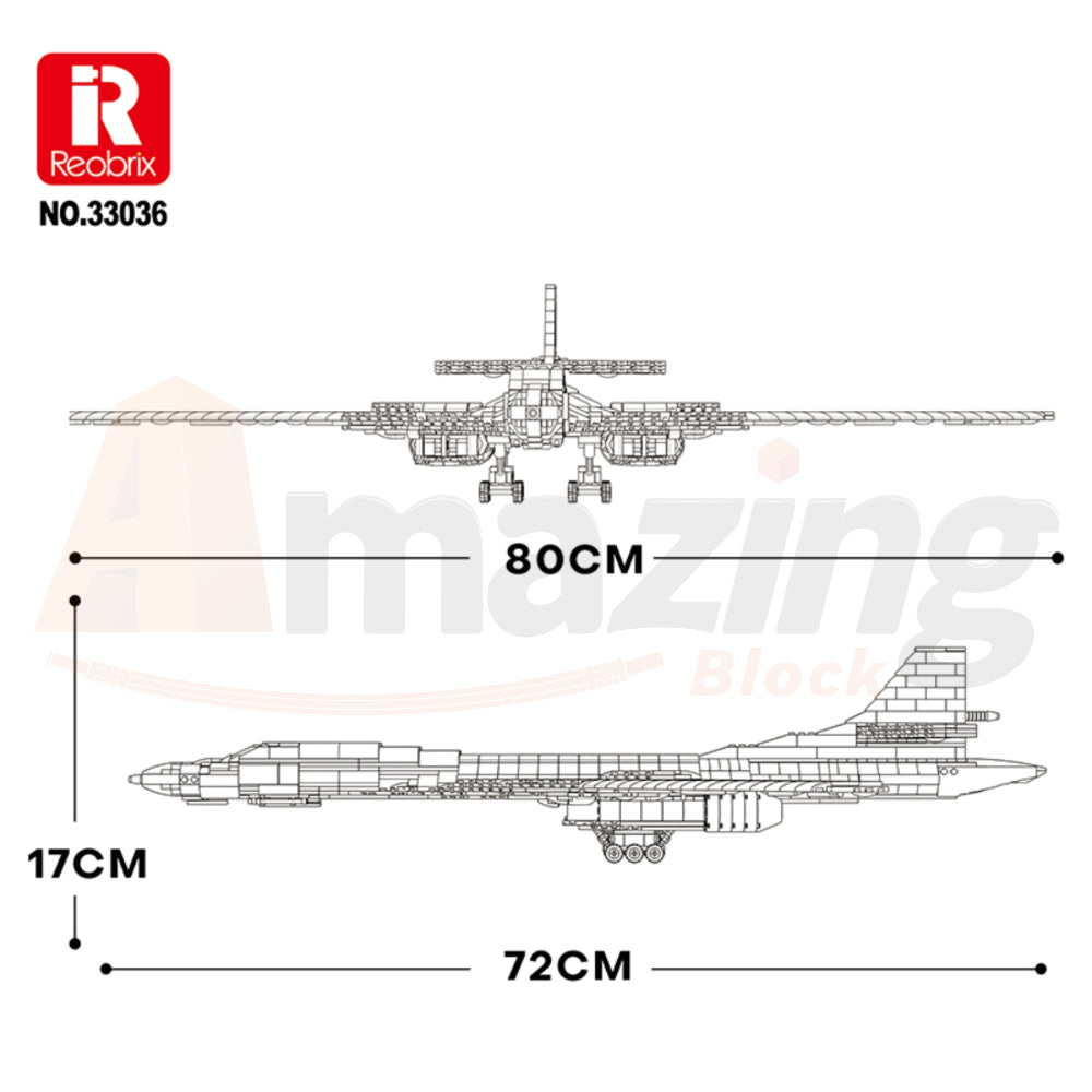 Reobrix 33036 The Tu-160 Bomber