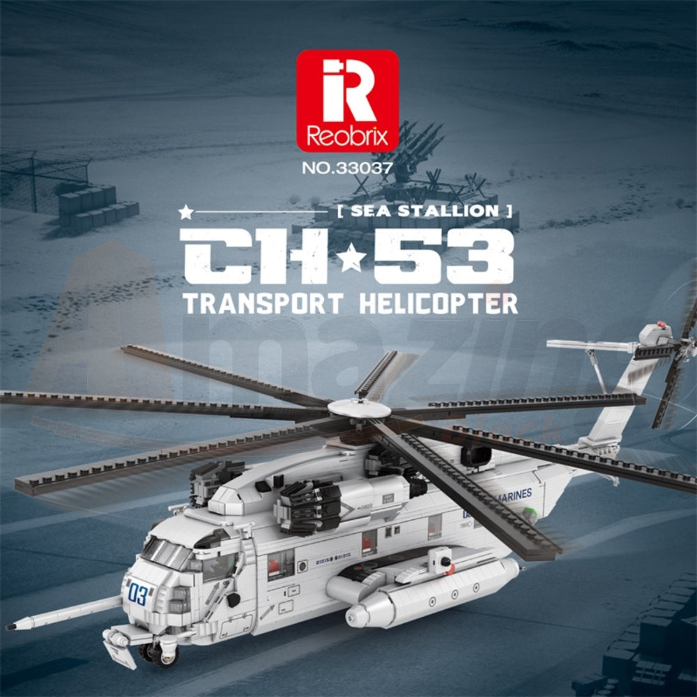 Reobrix 33037 The CH-53E Helicopter