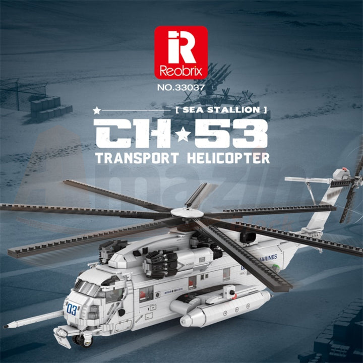 Reobrix 33037 The CH-53E Helicopter