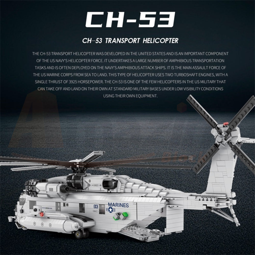 Reobrix 33037 The CH-53E Helicopter