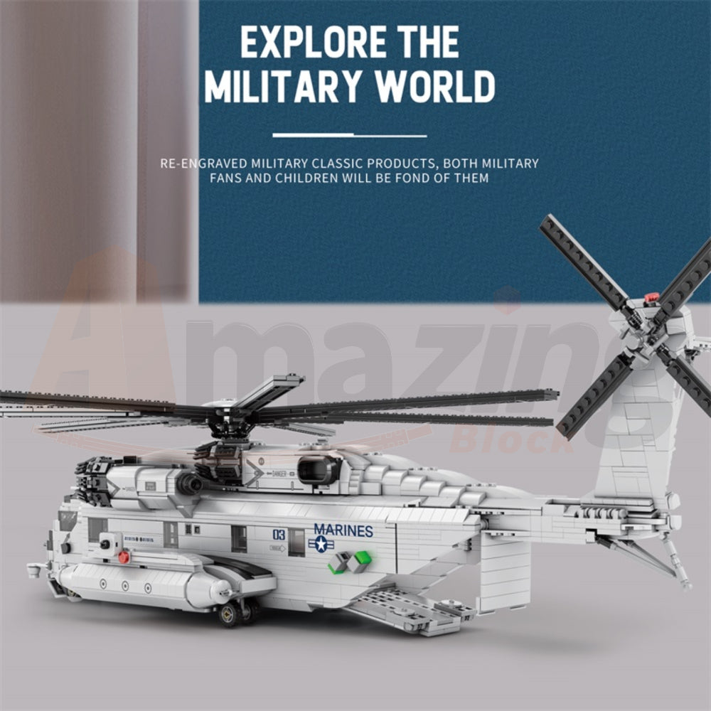 Reobrix 33037 The CH-53E Helicopter