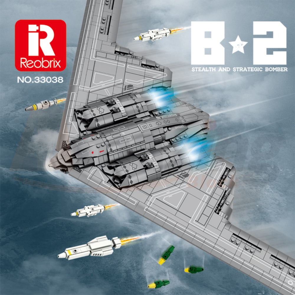 Reobrix 33038 The B-2 Bomber