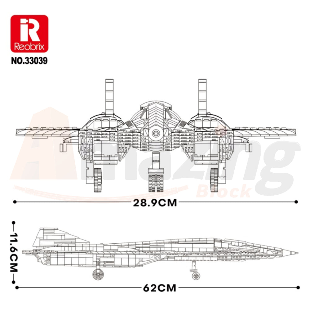 Reobrix 33039 The SR-72 Reconnaissance Aircraft