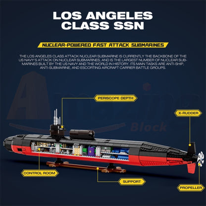 Reobrix 33049 Los Angeles-class SSN 1:125