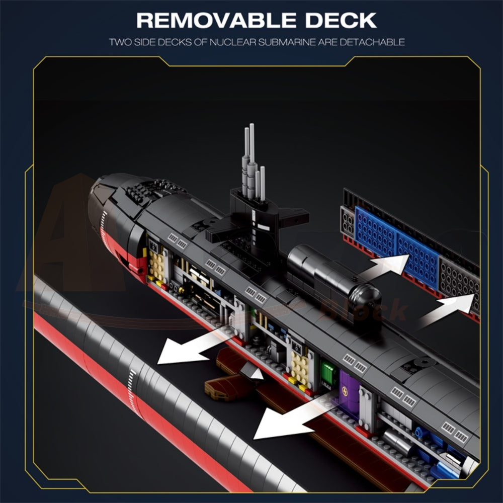 Reobrix 33049 Los Angeles-class SSN 1:125