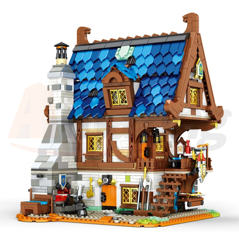 Reobrix 66005 The Medieval Blacksmith Shop