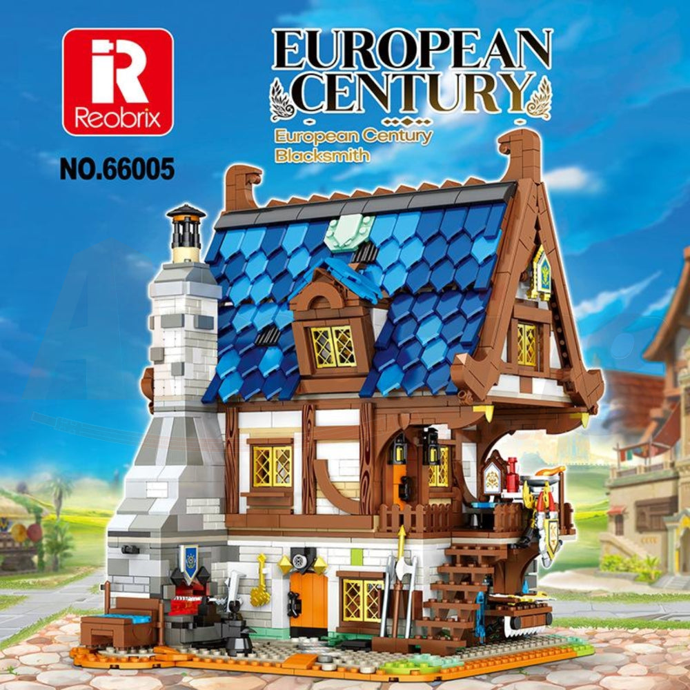 Reobrix 66005 The Medieval Blacksmith Shop