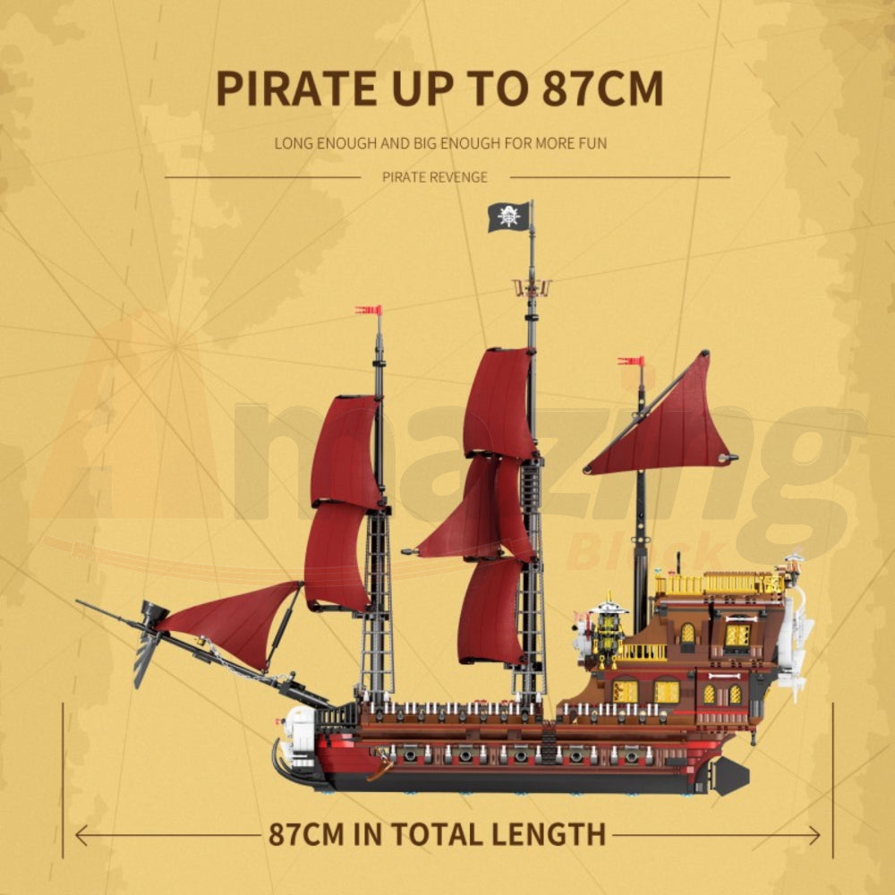 Reobrix 66010 The Pirate Revenge-Model Ship