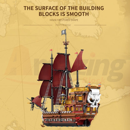 Reobrix 66010 The Pirate Revenge-Model Ship