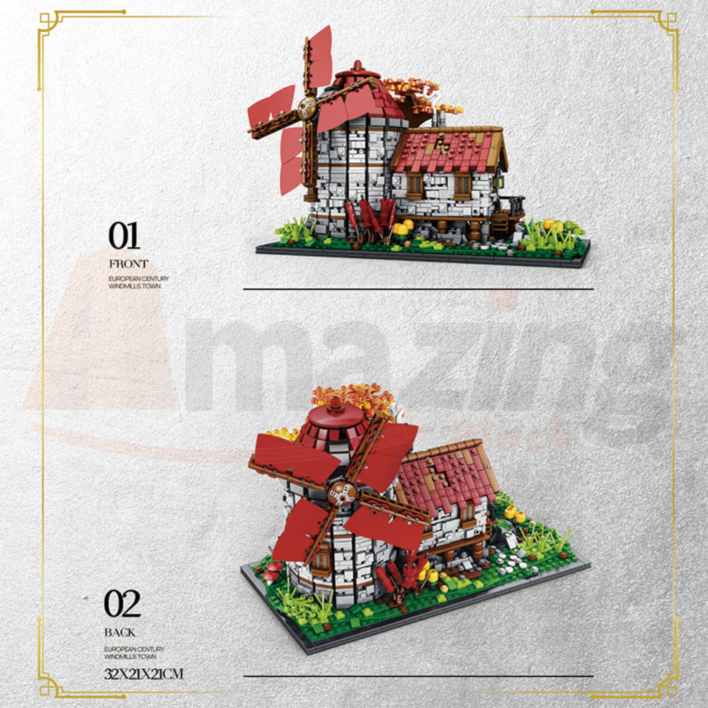 Reobrix 66014 The Medieval Town Windmill