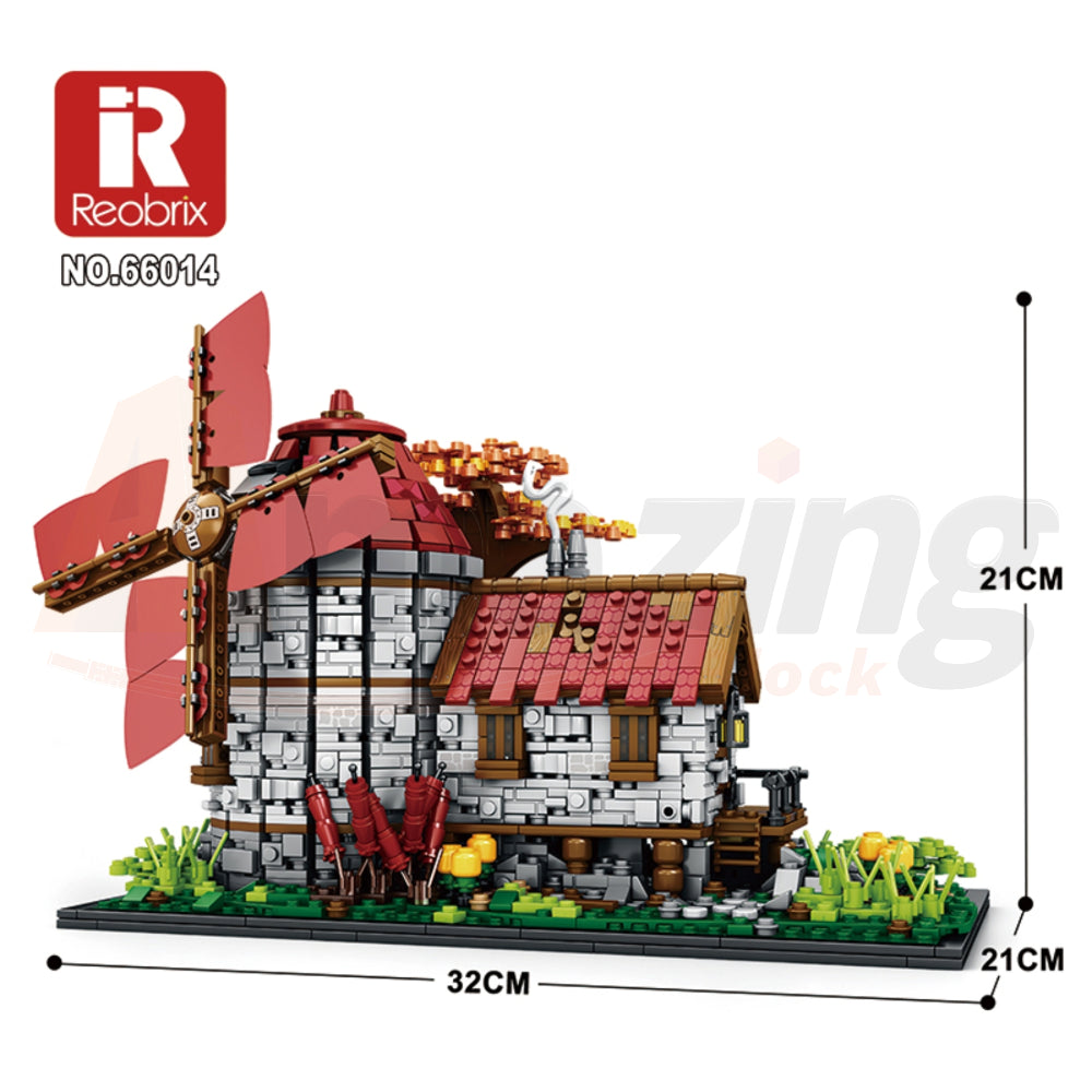 Reobrix 66014 The Medieval Town Windmill