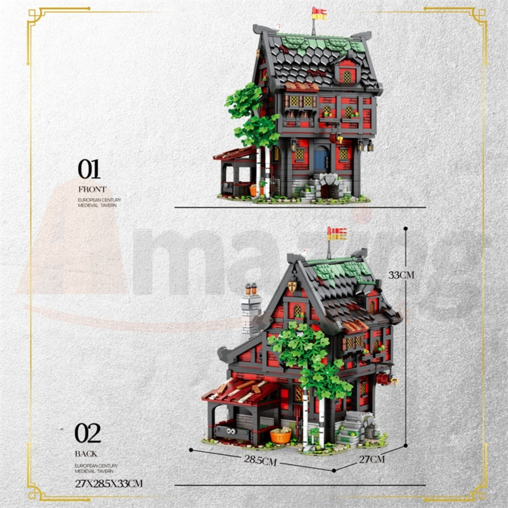 Reobrix 66017 The Medieval Tavern THE CRUSADER'S INN