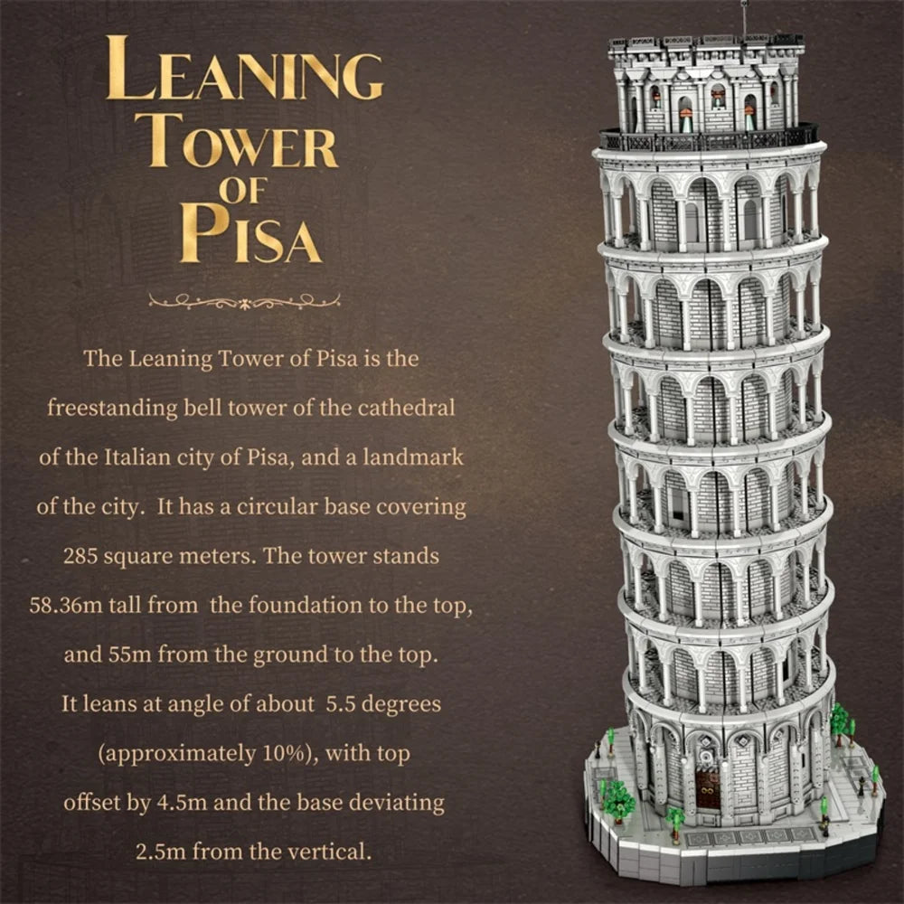 Reobrix ZZ66025 The Leaning Tower of Pisa