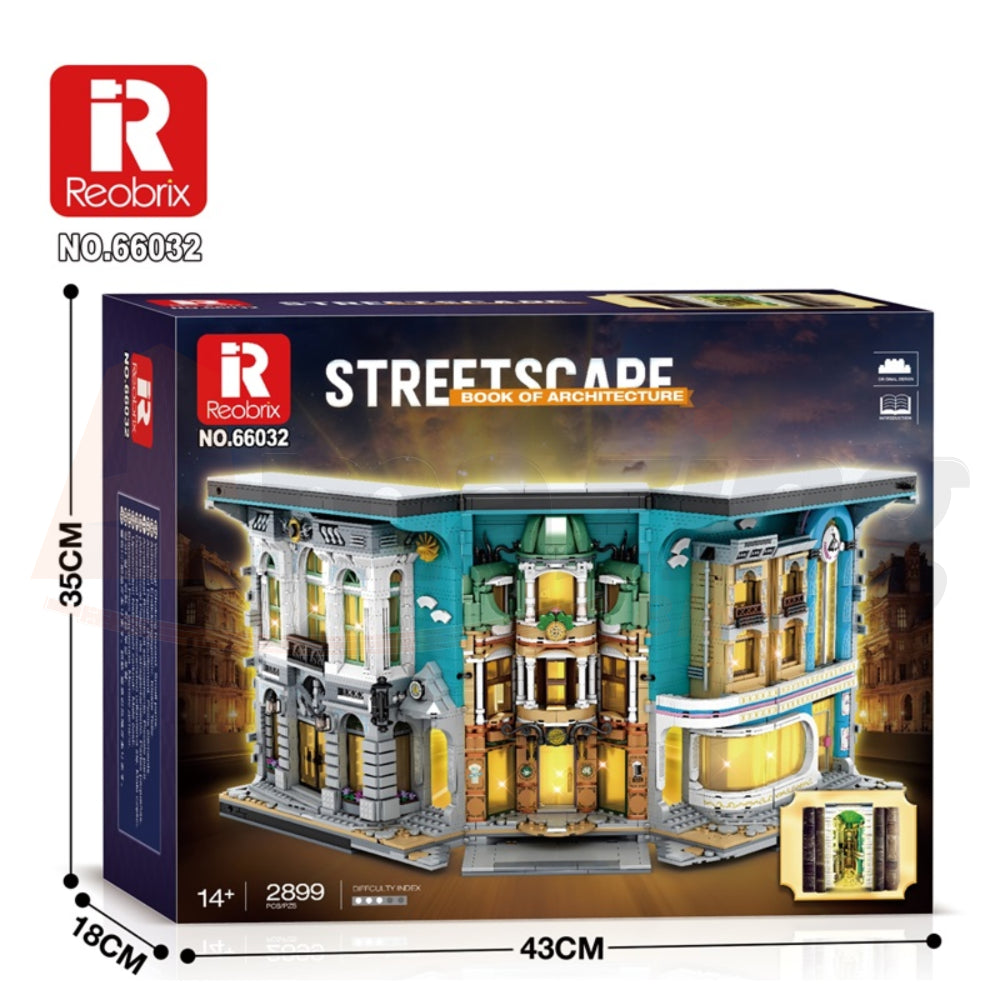 Reobrix 66032 The Street View Bookend