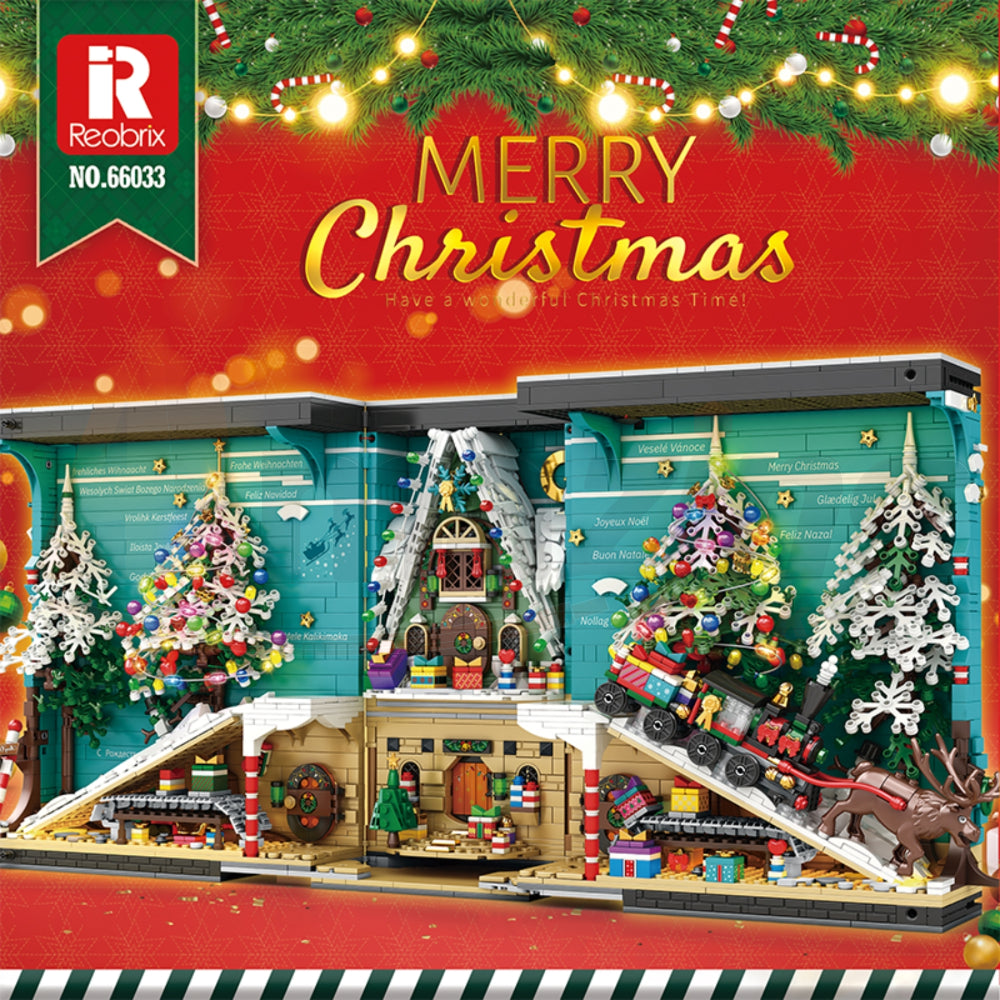 Reobrix 66033 The Christmas Bookend
