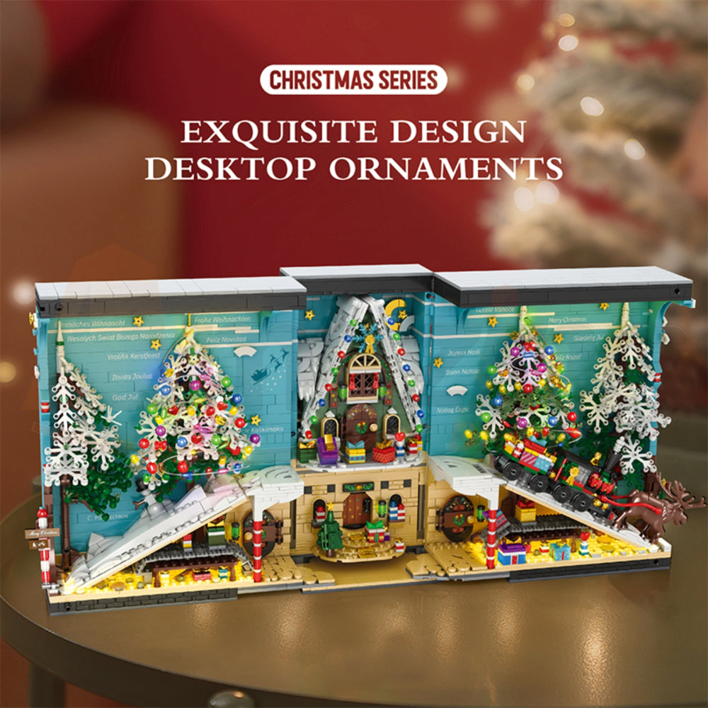 Reobrix 66033 The Christmas Bookend