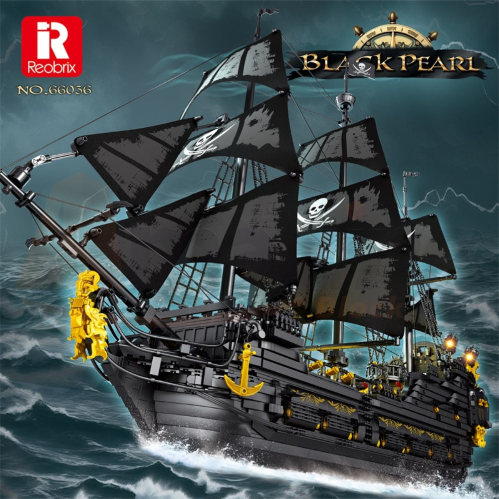 Reobrix 66036 The Black Pearl Pirate Ship