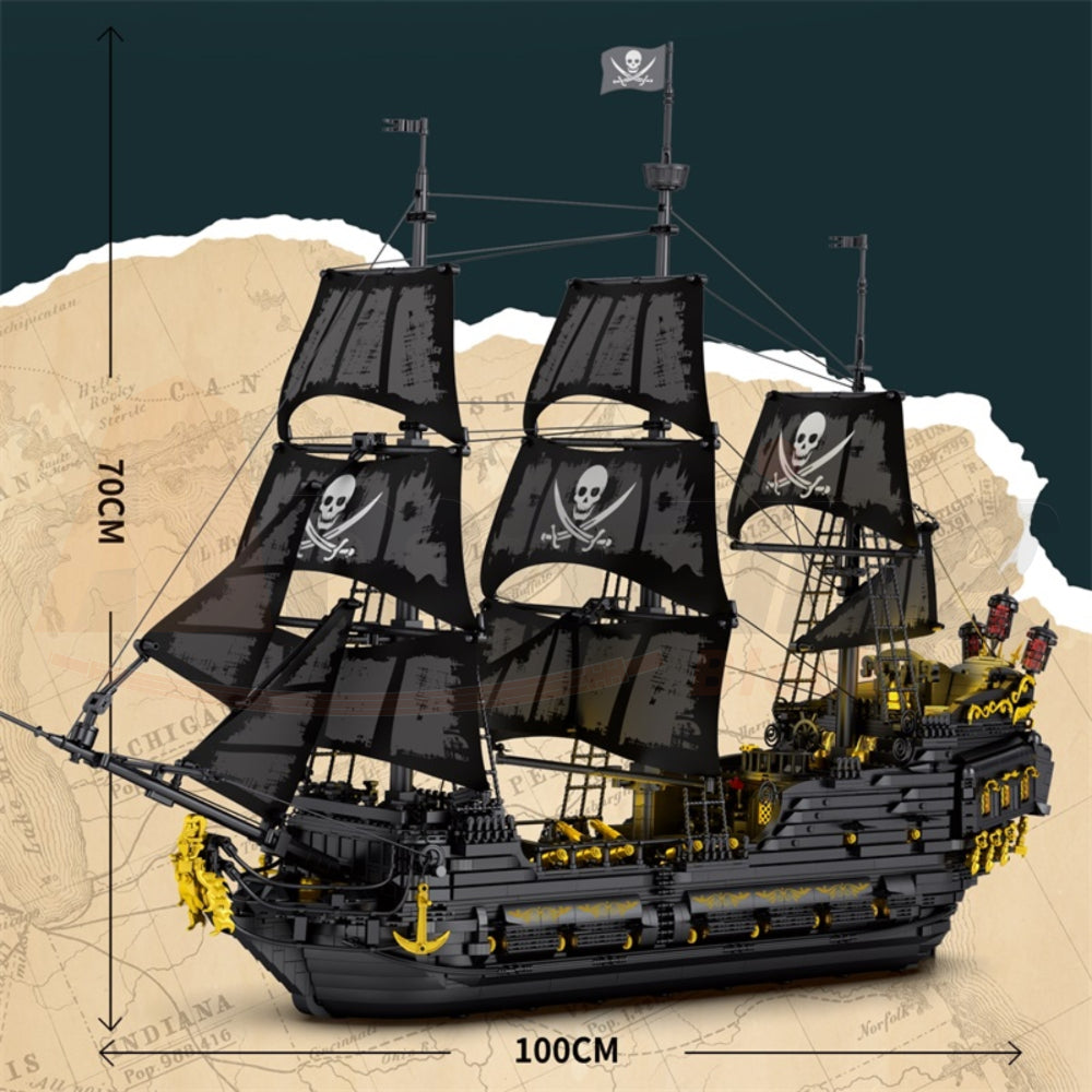 Reobrix 66036 The Black Pearl Pirate Ship