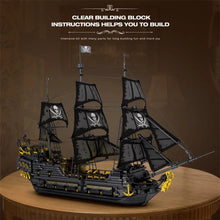 Reobrix ZZ66036 The Black Pearl Pirate Ship