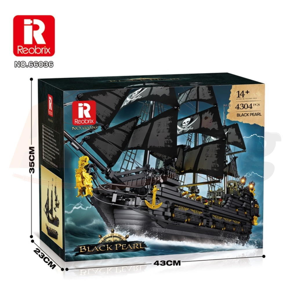 Reobrix 66036 The Black Pearl Pirate Ship