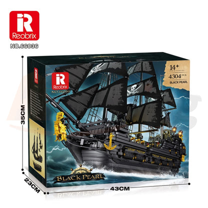 Reobrix 66036 The Black Pearl Pirate Ship