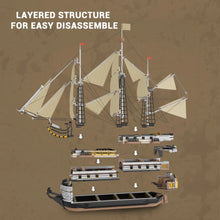 Reobrix ZZ66048 The Endeavour Sailing Ship