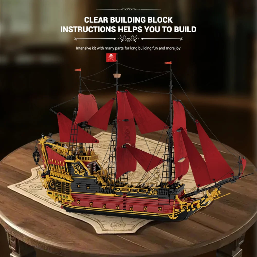 Reobrix ZZ66049 The Revenge Sailing Ship