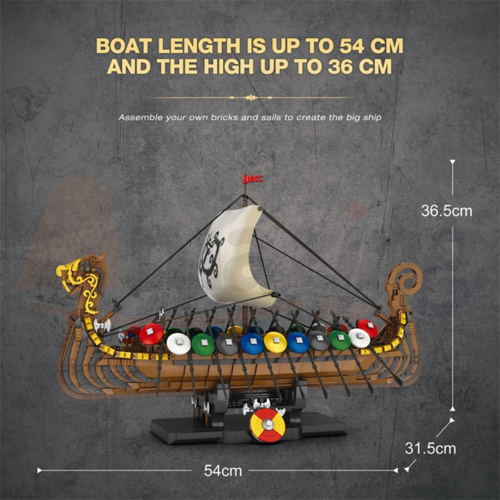Reobrix 66101 The Viking Warship