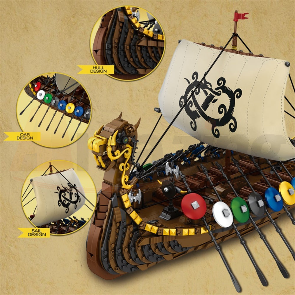 Reobrix 66101 The Viking Warship
