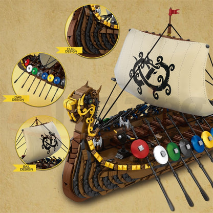 Reobrix 66101 The Viking Warship