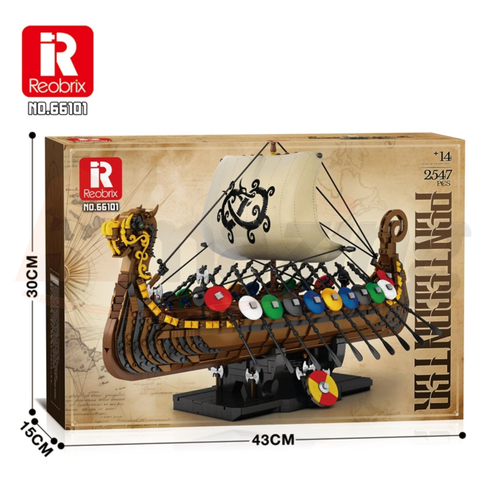 Reobrix 66101 The Viking Warship