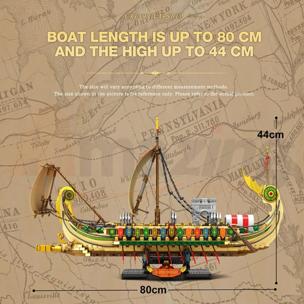 Reobrix 66102 The Greek Warship