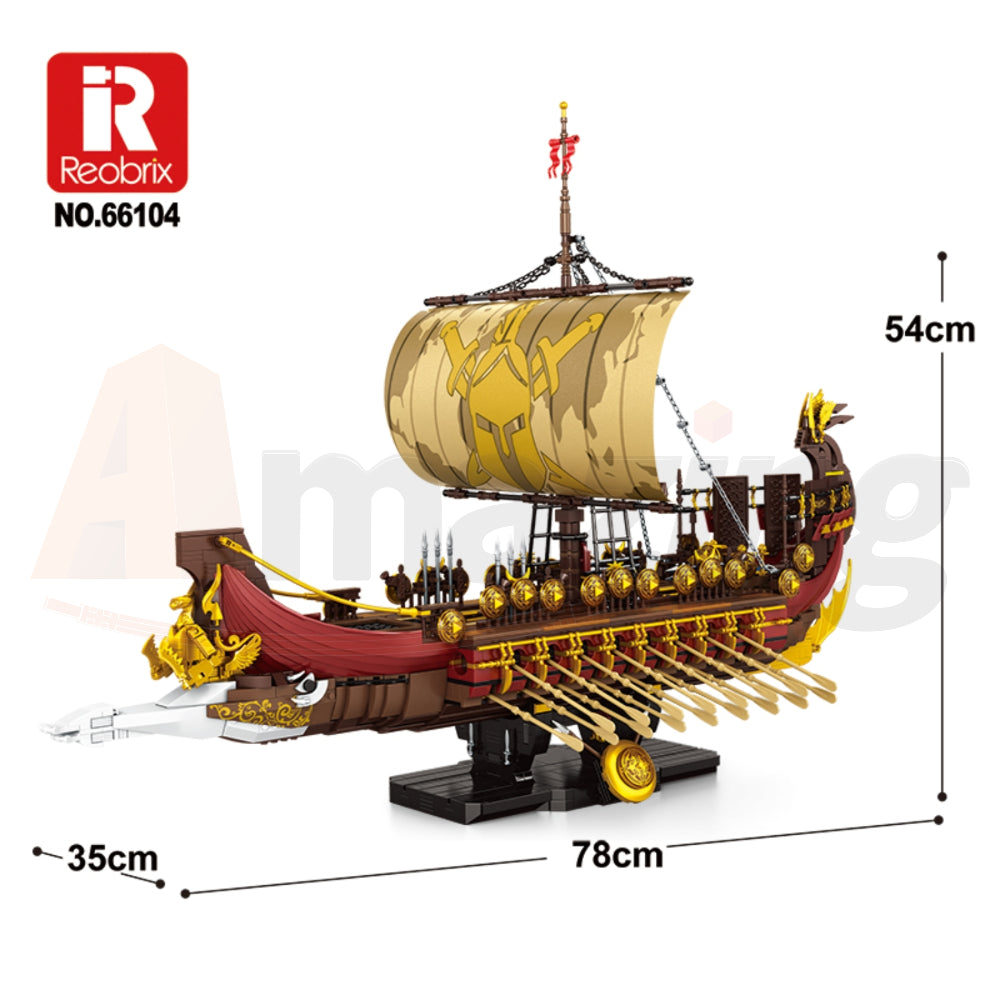 Reobrix 66104 The Spartan Warship