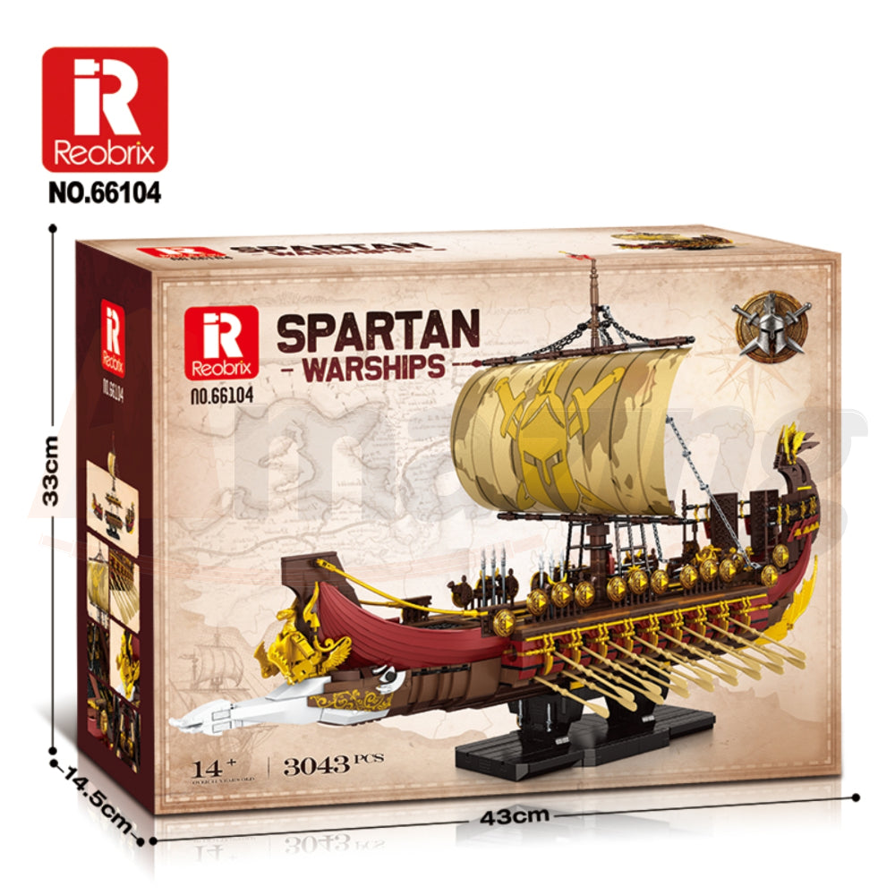 Reobrix 66104 The Spartan Warship