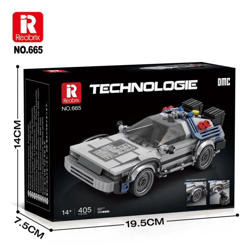 Reobrix ZZ665 The Futuristic DMC Sports Car