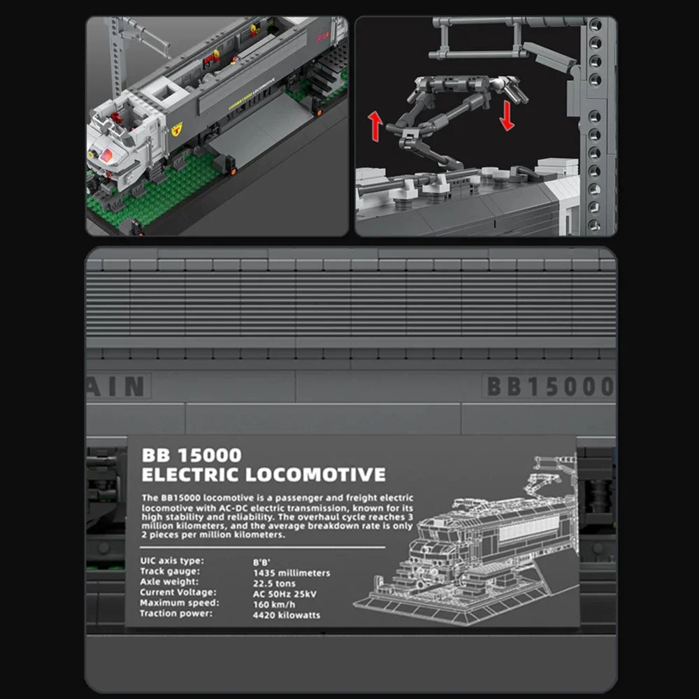 Reobrix ZZ66803 The BB 15000 Electric Locomotive